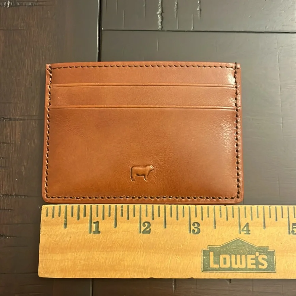 Will Leather Goods Card Case Wallet new Whisky
